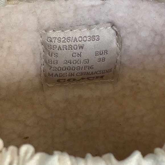 COACH Sparrow boots NWT SZ8 - Picture 8 of 10